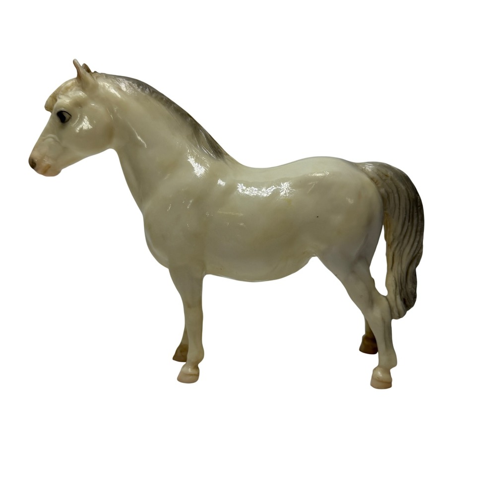 VTG Breyer Horse #25 Glossy Alabaster White Shetland Pony 1960-1972